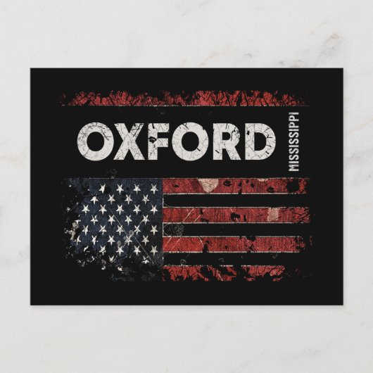Oxford Mississippi Briefkaart (Voorkant)