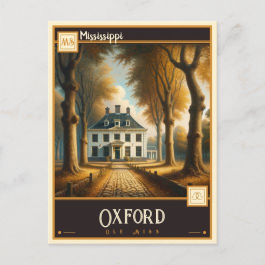 Oxford, Mississippi | Briefkaart (Voorkant)