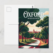 Oxford Mississippi Briefkaart (Voorkant / Achterkant)