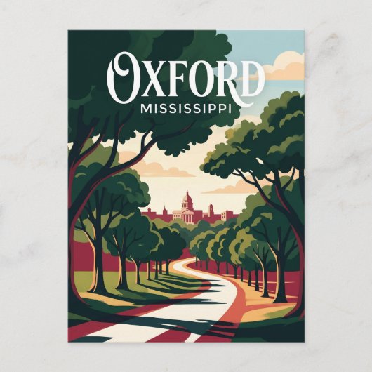 Oxford Mississippi Briefkaart (Voorkant)