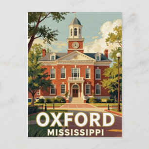 Oxford Mississippi Historisch Plein Reizen Briefkaart