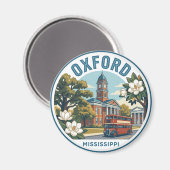 Oxford Mississippi Magneet (Voorkant / Achterkant)