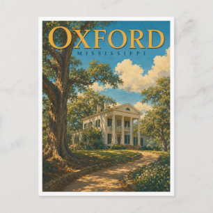 Oxford Mississippi Rowan Oak GeoSaga Briefkaart