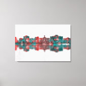 Oxford Mississippi Skyline Canvas Afdruk (Voorkant)
