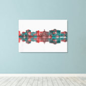 Oxford Mississippi Skyline Canvas Afdruk (Insitu (Houten vloer))