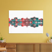 Oxford Mississippi Skyline Canvas Afdruk (Insitu (Woonkamer))