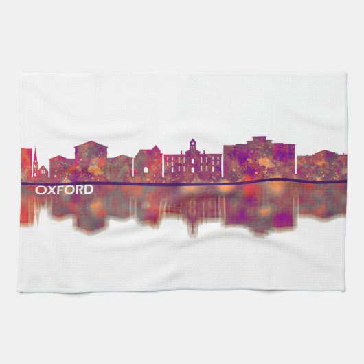 Oxford Mississippi Skyline Theedoek (Horizontaal)