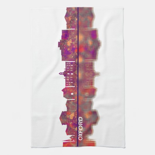 Oxford Mississippi Skyline Theedoek (Verticaal)