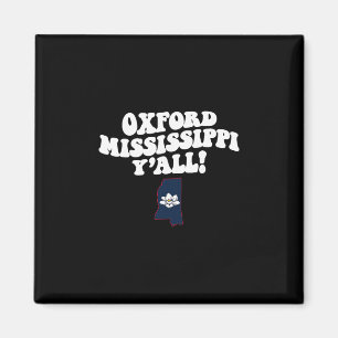 Oxford Mississippi Y'all Ms Zuidelijke Vakantie Magneet