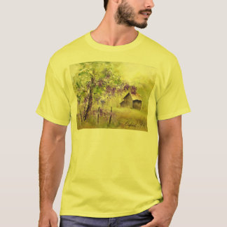 Oxford, NC Landschap en Barn T-shirt