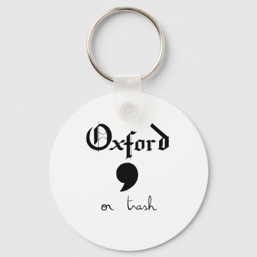 Oxford of Trash Sleutelhanger (Voorkant)