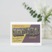 Oxford, Ohio, Miami U en Western College Briefkaart (Staand voorkant)