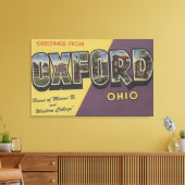 Oxford, Ohio, Miami U en Western College Canvas Afdruk (Insitu (Woonkamer))