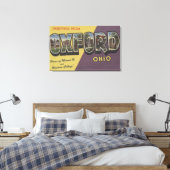 Oxford, Ohio, Miami U en Western College Canvas Afdruk (Insitu (Slaapkamer))