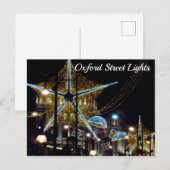 Oxford Street Kerstlights, Londen, Verenigd Konink Briefkaart (Voorkant / Achterkant)