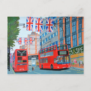 Oxford Street - Queen's Diamond Jubilee Briefkaart