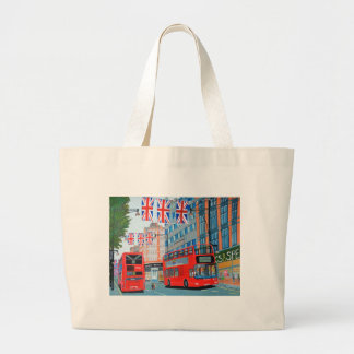 Oxford Street- Queen's Diamond Jubilee Grote Tote Bag