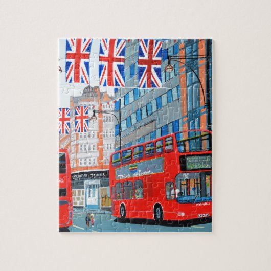 Oxford Street- Queen's Diamond Jubilee Legpuzzel (Verticaal)