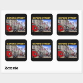 Oxford Street Stickers in het zwart (Vel)