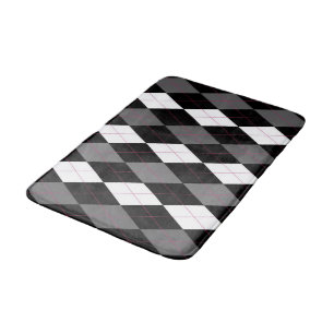 Oxford Tales A Deux Argyle Bath Mat