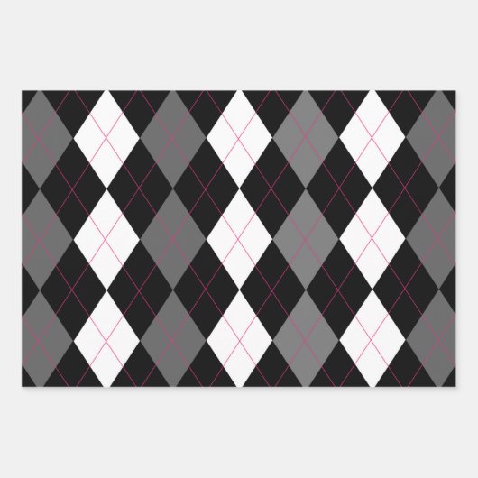 Oxford Tales A Deux Argyle Inpakpapier Vel (Voorkant 3)