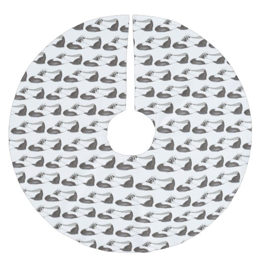 Oxford Tap Dance Teacher Shoe Tapdance Studio Kerstboom Rok (Voorkant)