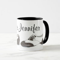 Oxford Tap Shoe Dance Teacher Personalizeerde Tapp