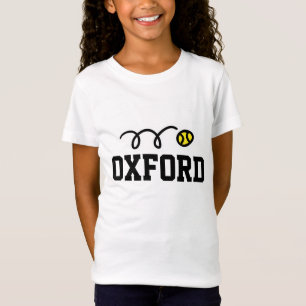 Oxford tennis t-shirt voor mannen en kinderen