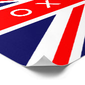 Oxford UK Flag Poster (Hoek)