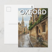 Oxford University Engeland Reizen Briefkaart (Voorkant / Achterkant)