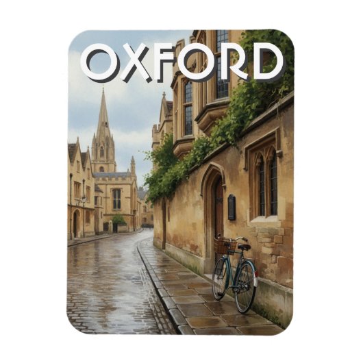 Oxford University Engeland Reizen Magneet (Verticaal)