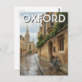 Oxford University England Travel Briefkaart (Voorkant / Achterkant)