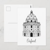 Oxford University Radcliffe Camera Engeland Reizen Briefkaart (Voorkant / Achterkant)