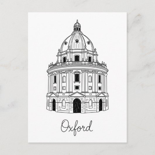 Oxford University Radcliffe Camera Engeland Reizen Briefkaart (Voorkant)