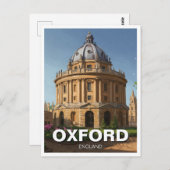 Oxford University Radcliffe Camera Engeland Reizen Briefkaart (Voorkant / Achterkant)