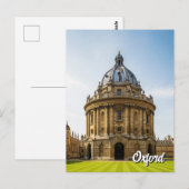 Oxford University Radcliffe Camera Engeland Reizen Briefkaart (Voorkant / Achterkant)