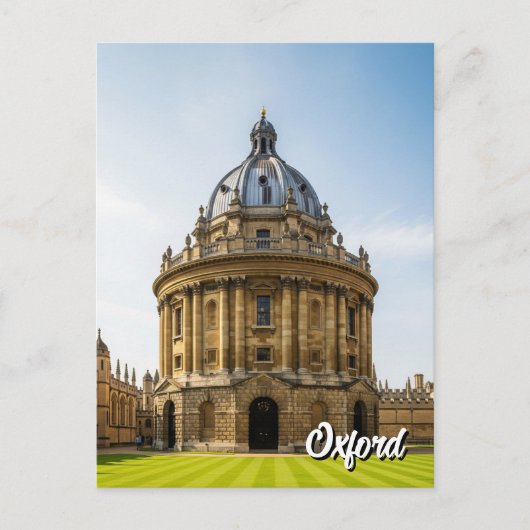 Oxford University Radcliffe Camera Engeland Reizen Briefkaart (Voorkant)
