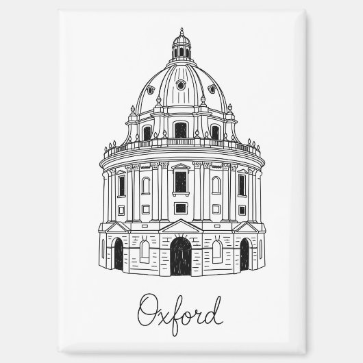 Oxford University Radcliffe Camera Engeland Reizen Magneet (Voorkant)
