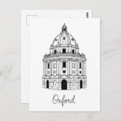 Oxford University Radcliffe Camera England Travel Briefkaart (Voorkant / Achterkant)