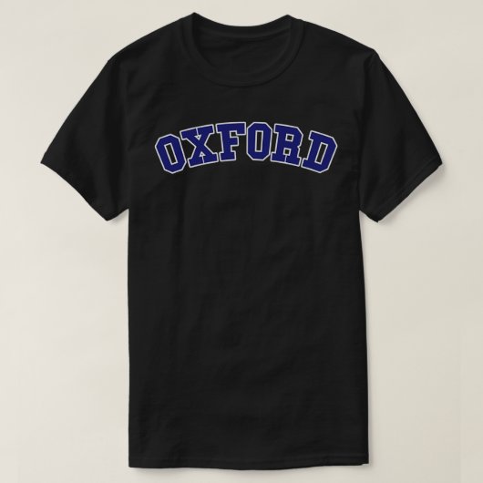 Oxford University T-shirt (Design voorkant)