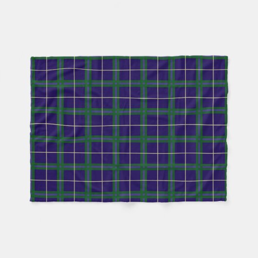 Oxford University Tartan Fleece Deken (Voorkant (Horizontaal))