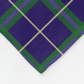 Oxford University Tartan Fleece Deken (Hoek)