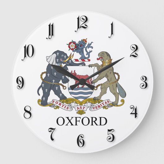 Oxford-wapen Grote Klok (Voorkant)