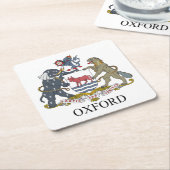 Oxford-wapen Kartonnen Onderzetters (Schuin)