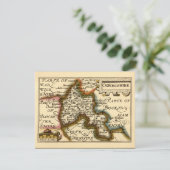 Oxfordshire County Engeland Oude antiquarische kaa Kaart (Staand voorkant)