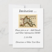 Oxfordshire County Engeland Oude antiquarische kaa Kaart (Achterkant)