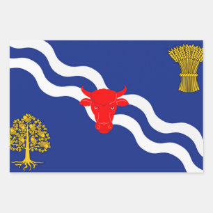 Oxfordshire vlag oxford england provincie symbool inpakpapier vel