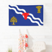 Oxfordshire vlag oxford england provincie symbool spandoek (Insitu)