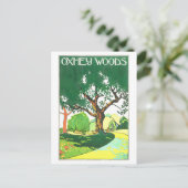  Oxhey Bossen reizen Briefkaart (Staand voorkant)