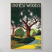 Oxhey Bossen Vintage Poster 1915 (Voorkant)